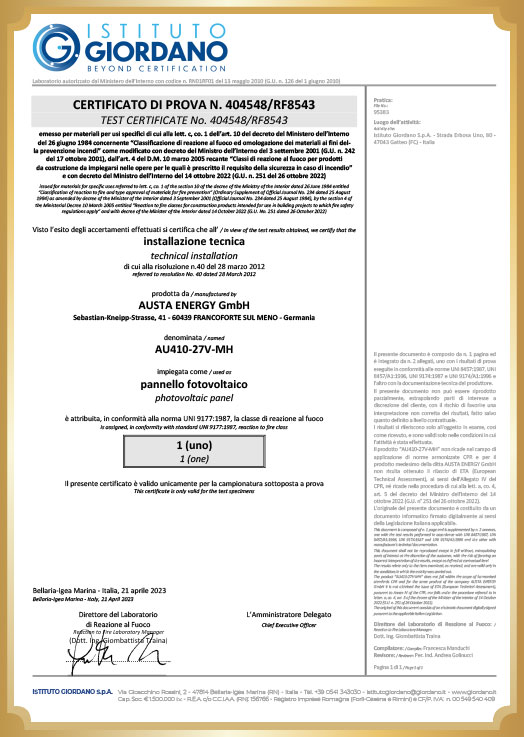 Certificat-de-résistance-au-feu-en-Italie-Austa_Perc-Mono